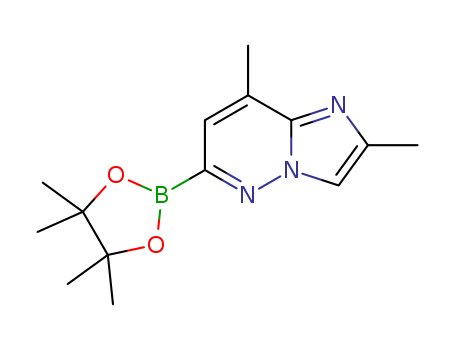 2,8-dimethyl-6-(4,4,5,5-tetramethyl-1,3,2-dioxaborolan-2-yl)imidazo[1,2-b]pyridazine