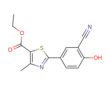 Ethyl 2-(3-Cyano-4-hydroxyphenyl)-4-methyl-1,3-thiazole-5-carboxylate