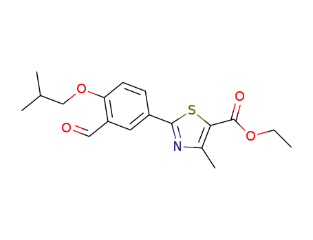 ETHYL 2-(3-FORMYL-4-ISOBUTOXYPHENYL)-4-METHYLTHIAZOLE-5-CARBOXYLATE/161798-03-4