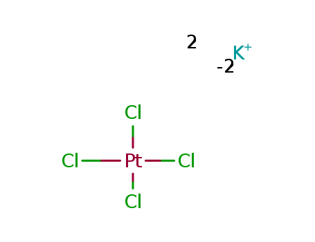 dipotassium tetrachloroplatinate/10025-99-7