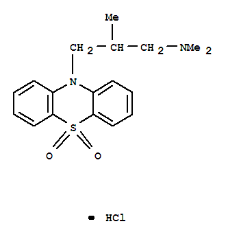 N,N,beta-trimethyl-10H-phenothiazine-10-propylamine 5,5-dioxide monohydrochloride