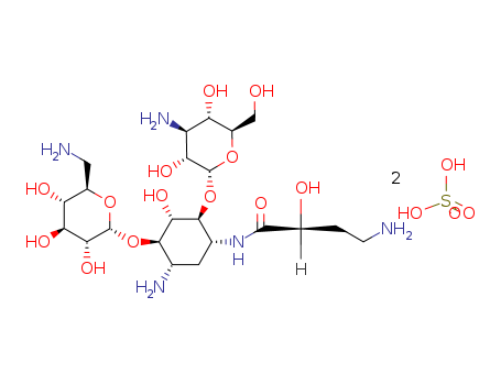 Amikacin disulfate salt/39831-55-5