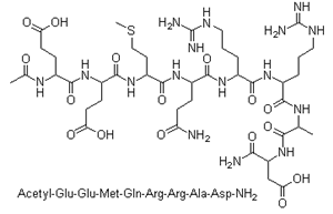 N-Acetyl-L-alpha-glutamyl-L-alpha-glutamyl-L-methionyl-L-glutaminyl-L-arginyl-L-arginyl-L-alanyl-L-alpha-asparagine/868844-74-0