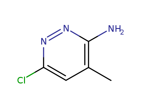 3-Pyridazinamine, 6-chloro-4-methyl-/64068-00-4