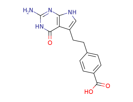 4-[2-(2-Amino-4,7-dihydro-4-oxo-1H-pymol[2,3-d]pyrimodin-5-yl)ethyl]benzoic acid/137281-39-1