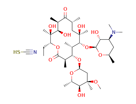 Erythromycin thiocyanate